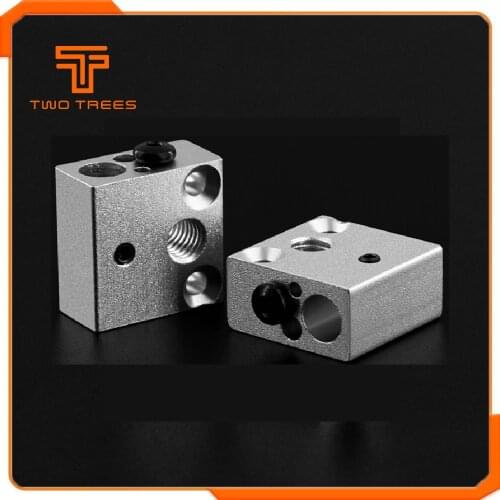2PCS CR10 Hotend Extruder High Quality CR10 Heater Block MK8 Silicone Sock For Creality Ender 3 MK7/MK8/MK9 Block