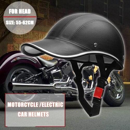 Motorcycle Half Helmet Baseball Cap StyleHalf Face Helmet Electric Bike Scooter Anti-UV Safety Hard Hat