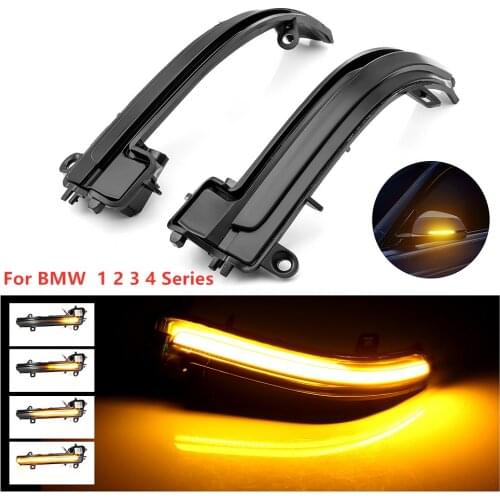 For BMW F20 F21 F22 F30 F31 E84 1 2 3 4 Series LED Rearview Mirror Indicator Light Blinker Flashing Dynamic Turn Signal Light