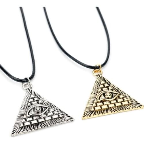 Dongsheng Hot Game Yu Gi Oh Pyramid Egyptian Eye Of Horus Yu-Gi-Oh Demon Eye Necklace Anime Yugioh Millenium Pendant Necklace-30