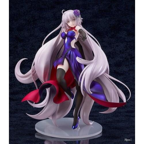 27cm Fate Grand Order Dress Avenger Joan of Arc Jeanne d'Arc Alter PVC Action Figures Model Toy Doll Birthday Gift for Kids
