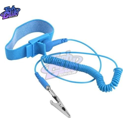 Cordless Wireless Clip Antistatic Anti Static ESD Wristband Wrist Strap Discharge Cables For Electrician IC PLCC worker