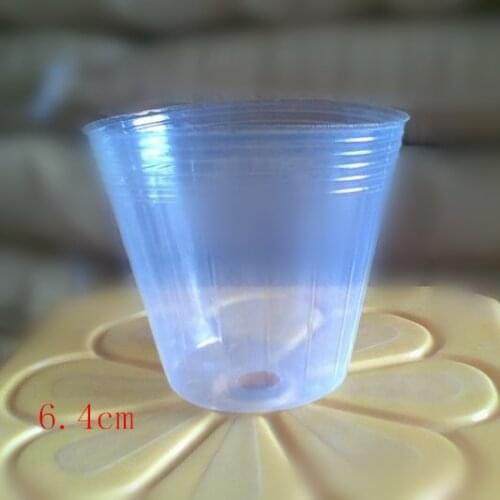 Free shipping 100pieces 6.4cm Nursery pot/Plastic nutrition cup/plastic nursery pots,garden container,grow bag,garden supplies