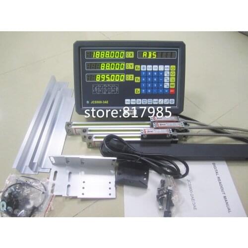 Best EDM dro 3 Axis digital readout with linear scale 5micron complete dro kits for EDM machine free shipping