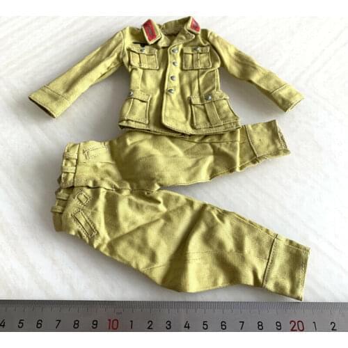 1/6 Scale World War II North African German Army Officer Uniform Full Set Model