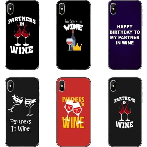 Soft Cover Case For Huawei Mate 20 30 lite Honor 20 10i 9X 10 Lite 8S 8C 8X 7C 7X 7A Pro 6A 6X Partners in wine