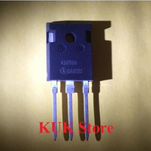 Original 100% NEW K50T60 IKW50N60T 600V 50A IGBT TO-247 50PCS/LOT