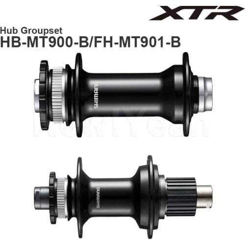 SHIMANO XTR M9100 HUB Groupset Front Hub 100/110x15 mm and Rear FREEHUB 142/148x12 mm E-THRU Axle - Straight Spoke 12-speed