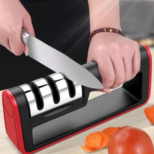Professional Knife Sharpener Diamond Quick Professional 3 Stages Sharpener Knife Sharpening Tools Sharpening Stone Kitchen Tools