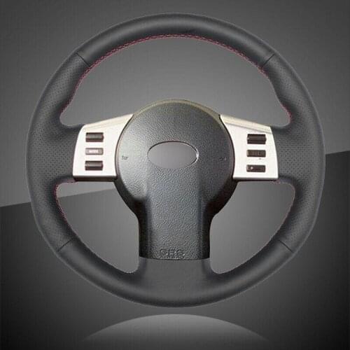 Hand Stitched Auto Braid On The Steering Wheel Cover for Infiniti FX FX35 FX45
