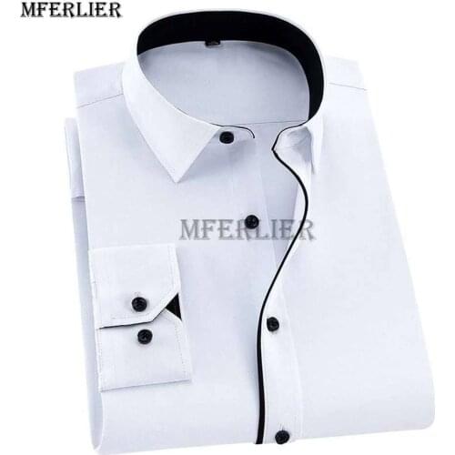Summer blue shirts men big plus size large 8XL formal short sleeve simple shirt office loose free dress shirt 10XL 12XL 140KG 56