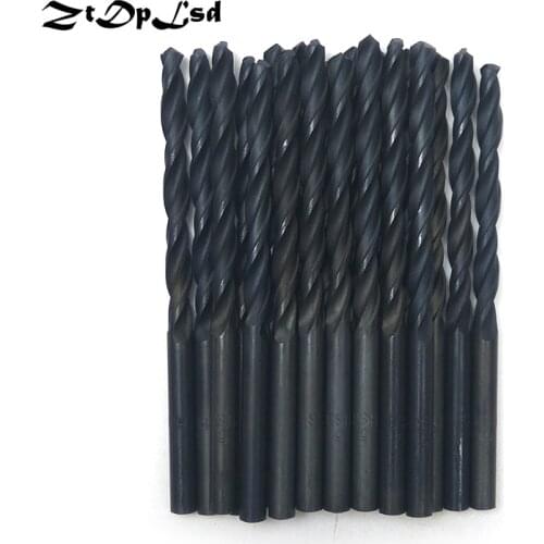 ZtDpLsd 20Pcs 5mm Metal Drilling HSS Twist Drill Bits High Speed Steel Electric Drilliing Power Craft Wood WoodWork Hand Tool