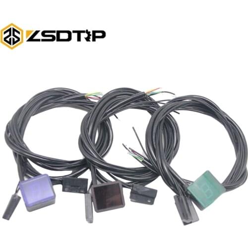 ZSDTRP Digital LED Gear Indicator For Motorcycle Light Neutral Display Shift Lever Sensor Bule Light Motocycle Accessories