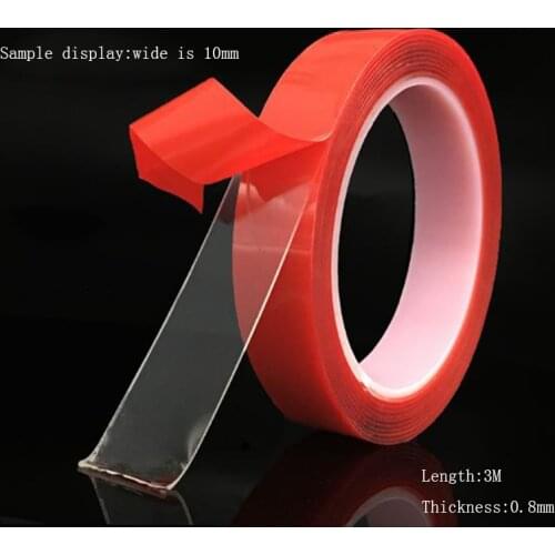 Car Accessories Double-Sided Tape Sticky Sticker For Renault Megane 2 3 Duster Logan Clio 4 3 Laguna 2 Sandero Scenic 2 Captur