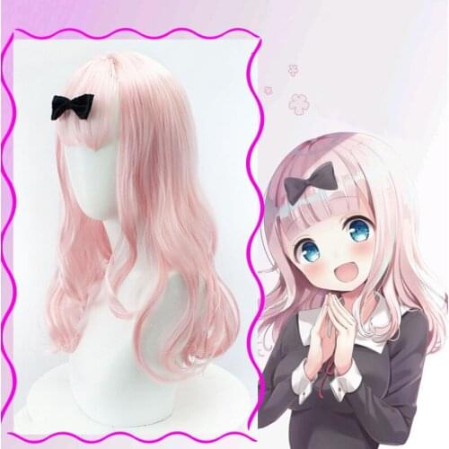 Anime Kaguya-Sama: Love Is War Cosplay Wigs Chika Fujiwara Cosplay Synthetic Wig Hair Halloween Party Kaguya-Sama Wa Kokurasetai