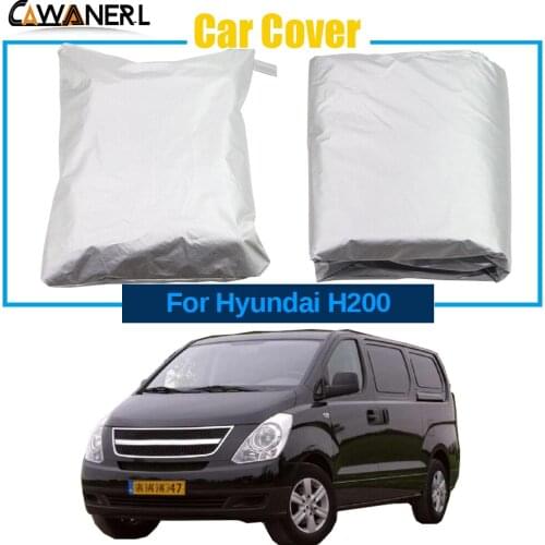 Full Car Cover For Hyundai H200 H300 Outdoor Anti-UV Sun Snow Rain Resistant Windproof Dustproof MPV Cover