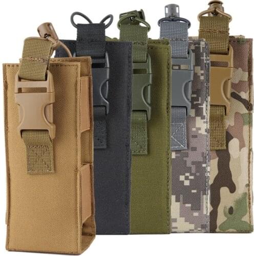 600D Nylon Water Bag Molle Tactical Military Bag Canteen Cover Holster Outdoor Kettle (Tactical) Water Bottle Bags