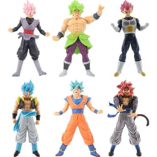 4st Generation Funny Dragon Ball Super Gogeta Action Figure Dragon Ball Super Saiyan Goku Vegeta Figura Pvc Model Toy