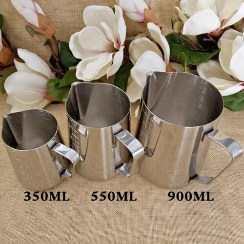 1pcs DIY Candle Making Hand Tool Stainless Steel Cup Wax Pot Chocolates Melt Containing Mark Inner Scale