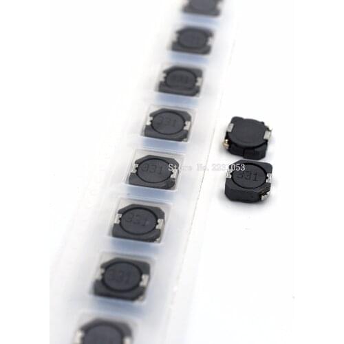 10PCS/LOT 10*10*4mm SMD Power Inductor 330uH 330uh 331 CDRH104R Inductance Wire Wound Chip Shielded Inductor