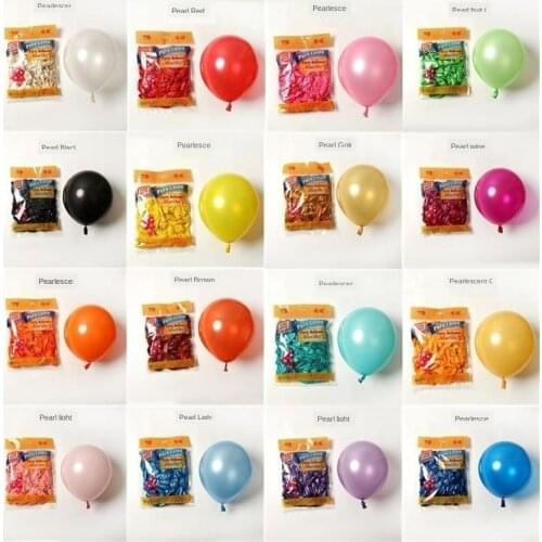 30pcs10 Inch 1.5g Latex Helium Balloon Wedding Children Birthday Party Decoration Supplies