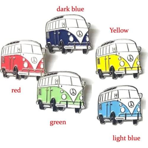 LOTS 5pcs Classic T1 bus Lapel Pin Badge