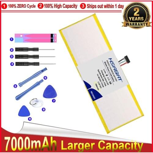 HSABAT 0 Cycle 7000mAh C12P1301 Laptop Battery for ASUS For MEMO PAD K00A (ME302C) MemoPad 10.1" TF303K 1B014A Accumulator