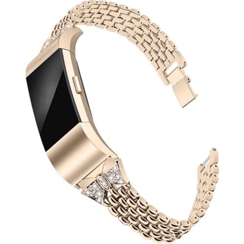 Metal Strap For Fitbit Charge 2 Band Strap Stainless Steel Bracelet Wristbands