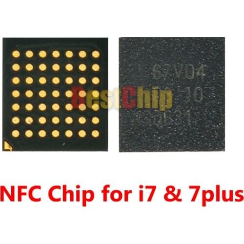 BestChip 10pcs/lot Original and New NFC_RF 67V04 for iphone 7 7plus NFC IC chip