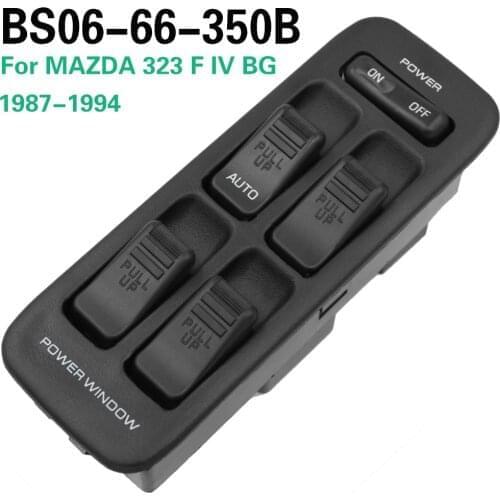 BS0666350B Electric Control Master Switches Car Power Window Switch for MAZDA 323 F IV BG 1987-1994 1990 1991 1992 1993