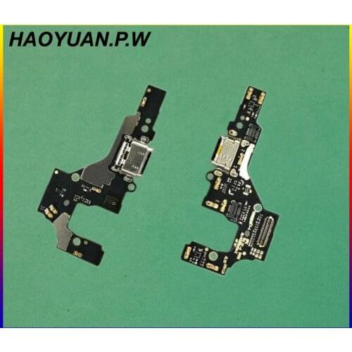 HAOYUAN.P.W Original USB Charging Port Connector Flex Cable with Mic Connector Dock For Huawei P9 Plus P9Plus 5.5 inch