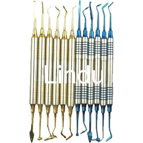 6Pcs Dental Resin Filling Tools Composite Filling Spatula Stainless Steel Dentistry Repair Instrument Dentist Material