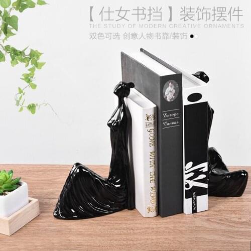 Book relies on the bookshelf creative contracted desk adornment to decorate the desk of girls study desk head Arts Crafts Home