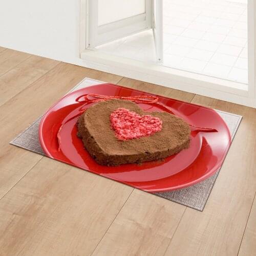 Entrance Door Mat Kitchen Carpet Home Mat In The Hallway Valentines Day Bedroom Decoration Floor Carpet Anti-slip Rug Bathroom