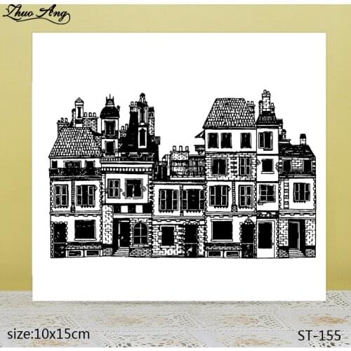 ZhuoAng Good-looking church transparent silicone stamp / stamp DIY scrapbook / photo album decorative transparent seal