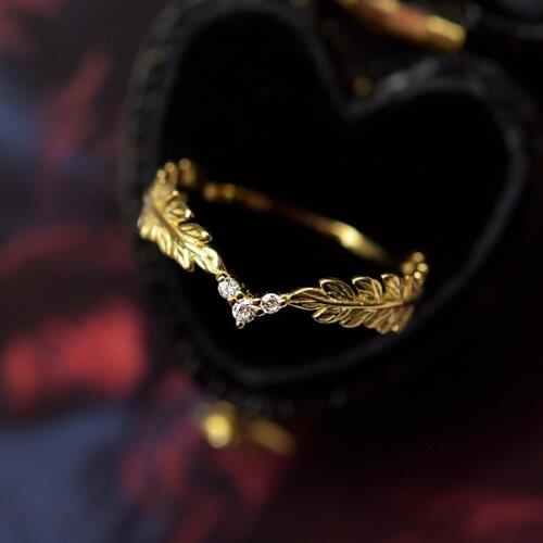 LAMOON Rings With Cubic Zirkonia For Women