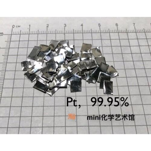 Metal platinum, platinum electrode, platinum film purity 99.95, weight 1.0g/1 units