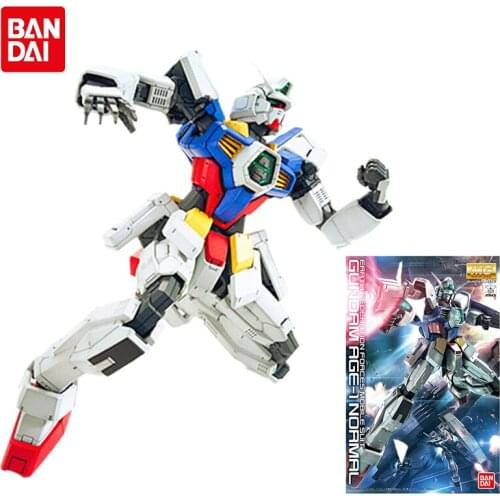 MG1/100 Bandai Gundam Kit Anime Figure MG 1/100 Gundam AGE-1 Normal Gunpla Assembling PVC Action Model Toy Kid Collection