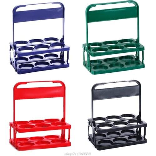 Reusable 6 Pack Beer Bottle Carrier Drink Caddy Holder Holding Container Durable Foldable Bar Liqueur Wine Beer AG07 21 Dropship