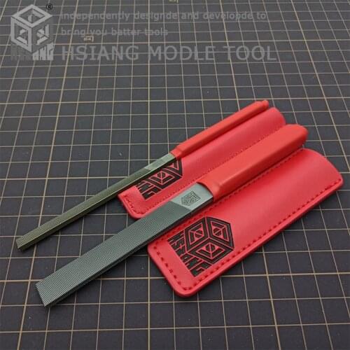Model Sanding File Coarse Mesh Gundam Military Diorama Model Tools DIY Hobby Accessory Grinding Needle Sanding Board With Brush