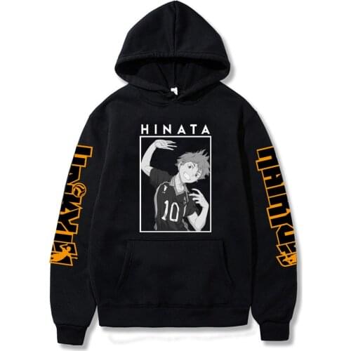 Mens Hoodies Haikyuu Unisex Pullovers Sweatshirts Long Sleeve Streetwear Tops