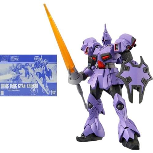 Bandai Gundam Model Kit Anime Figure PB HG 1/144 MS-15KG Gyan Krieger Genuine Gunpla Model Action Toy Figure Toys for Children