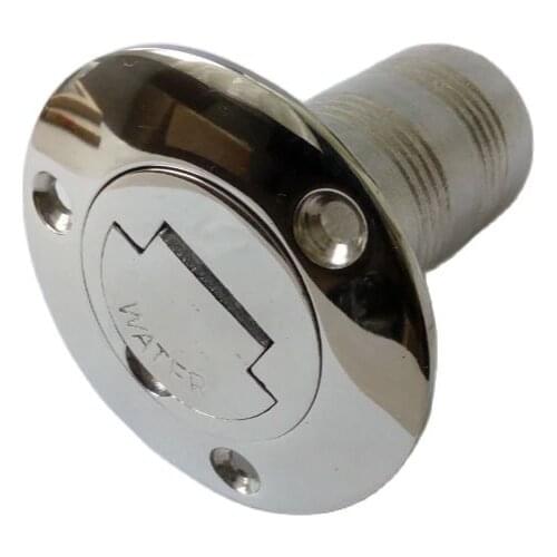 MARINE BOAT STAINLESS STEEL DECK FILLER KEYLESS CAP 1-1/2"
