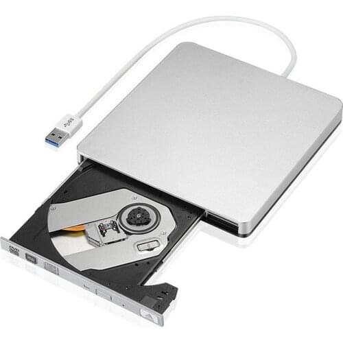 Laptop Office Burner, DVD-R Disc, External USB 3.0 DVD Burner, DVD VCD CD Drive, Portable External PC, Burner DVD Drive (Silver)