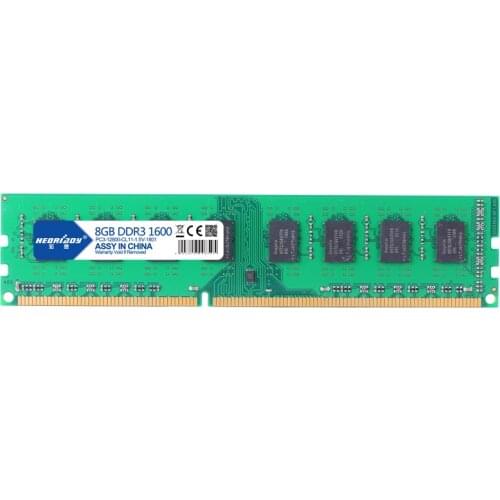 Heoriady ddr3 8gb 1600MhZ desktop ram optional ddr 3 2gb 4gb 1333 mhz pc memory