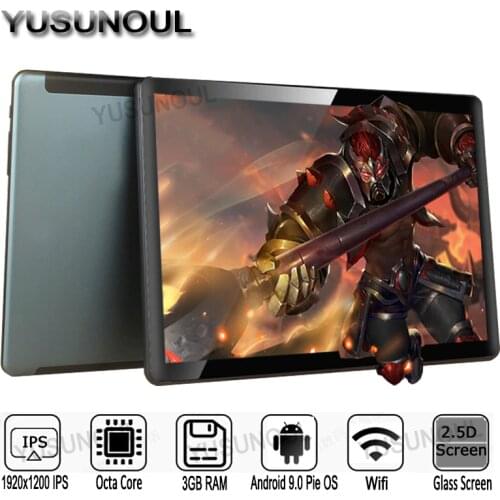 New DHL Free 4G LTE 3GB RAM 32/64GB ROM 10 inch Tablet Android 9.0 Pie MT6762 Octa core Type-C USB GPS WIFI Phone Tablets 10.1