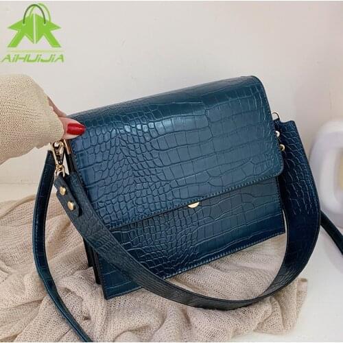 Luxury FashionBig name Women Crossbody Bag high quality Designer Shoulder Bags Solid color Flip The New Female handbag