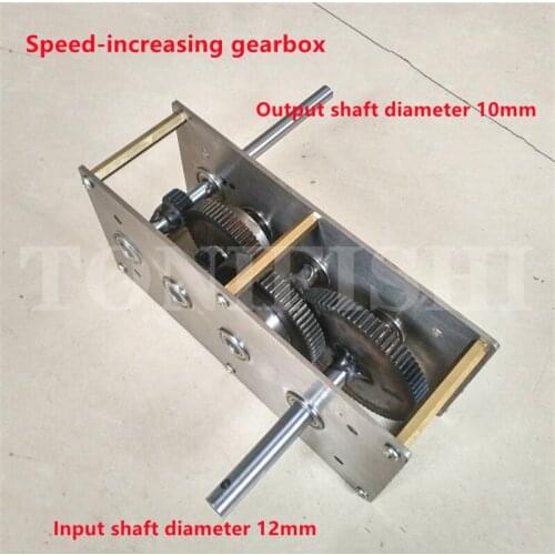 Hand crank generator speed-increasing gearbox gearbox can be customized reducer wind hydraulic transmission diy gear set