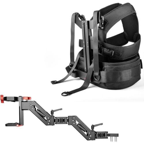 Yelangu Gimbal supporting system Spring Shock Absorber Arm and vest Steadicam for DJI Ronin S Zhiyun Crane 2 Moza Air 2