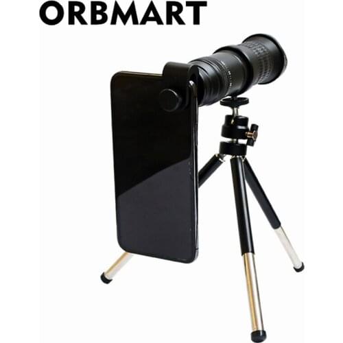 ORBMART 18x-30x 4K HD Fixed Zoom Telephoto Telescope for Smartphone Mobile Phone Lense Universal Clip No Vignetting